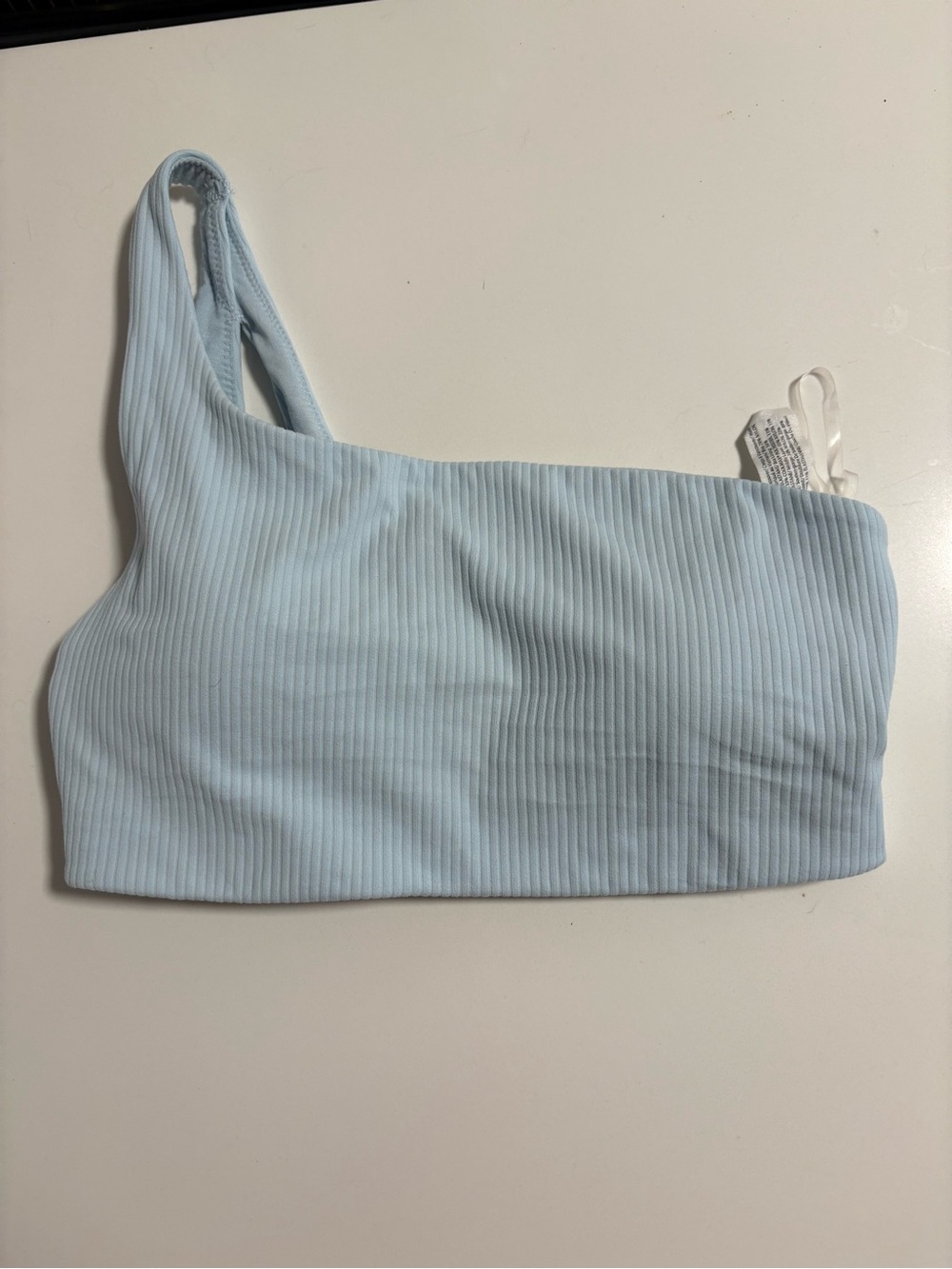 Lululemon Ribbed Nulu Asymmetrical Yoga Bra